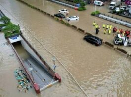 heavy rain in China July 2023