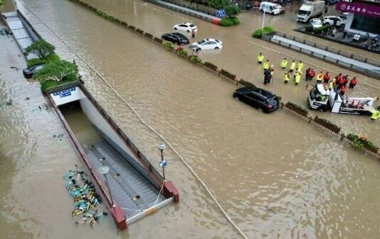heavy rain in China July 2023