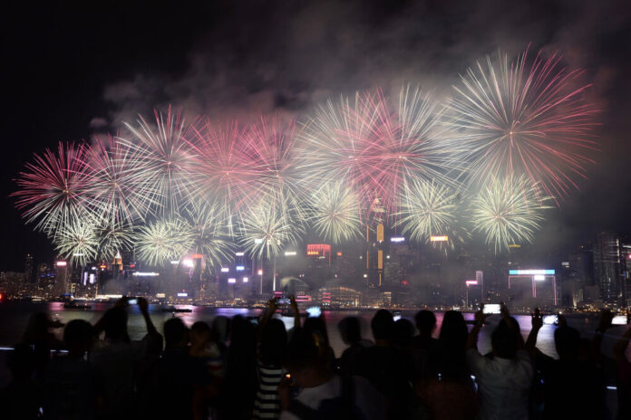 Celebrate National Day, Hong Kong i